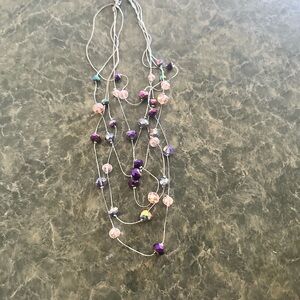 Elegant Multicolor Beaded Necklace